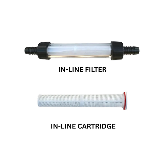Microjet Inline Filters – 13mm, 15mm and 20mm Irrigation Filters with Replacement Cartridge