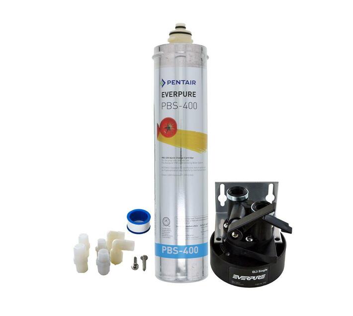 Everpure PBS-400 compact filter for kitchen prep sink