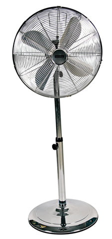 Eurolux Standing Fan – 4 Blades, 50W, Metal Finish