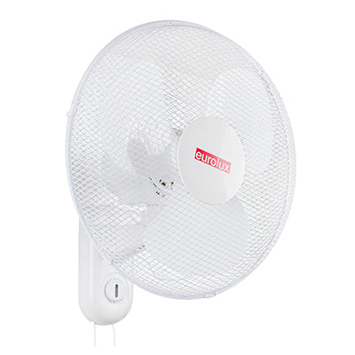 Eurolux Plastic Wall Fan – 3 Blades, 50W, White
