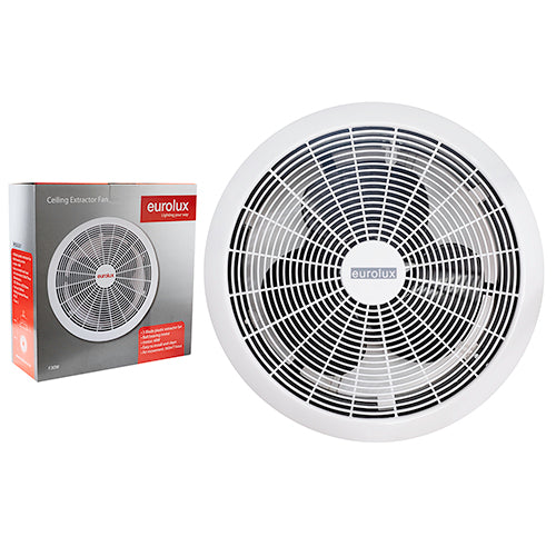 Eurolux Extractor Round Fan 350mm – White, 40W
