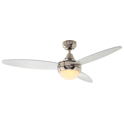 Eurolux Swirl Ceiling Fan – 3 Blades, 60W, With Light