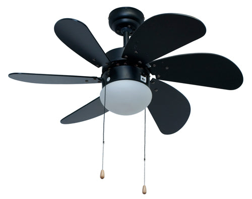 Eurolux Turbo Swirl Ceiling Fan – 6 Blades, 50W, With Light