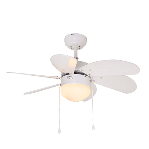 Eurolux Turbo Swirl Ceiling Fan – 6 Blades, 50W, With Light