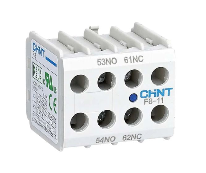 Chint Auxiliary Contacts for Contactor 1-NO + 1-NC 10A 690V
