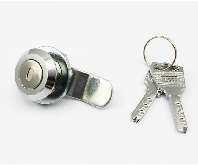 EIE IP 22mm Cam Lock Panel Mount with 2X Flay Keys