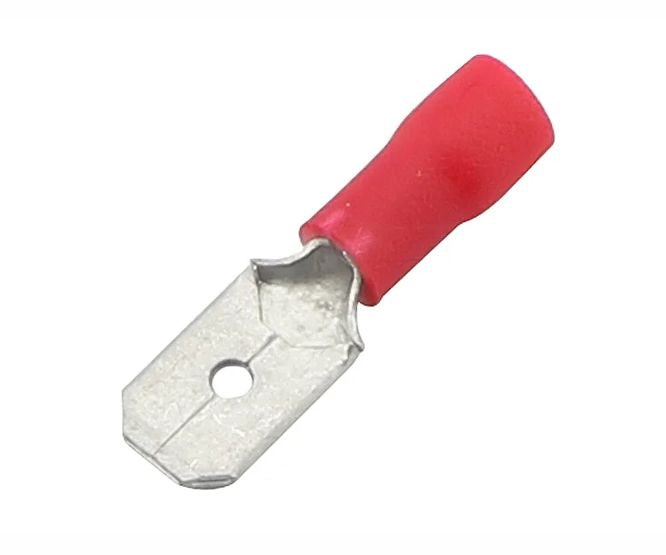 Guosai Red Pre-Insulated Spade Terminal, 2.8mm-4.75mm
