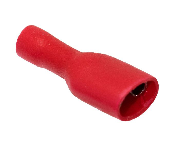 Guosai Full Insu. Terminal 6.35mm Red