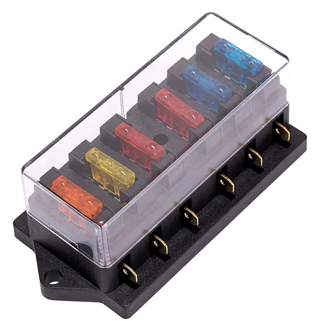 Daier Fuse Block with Cover 40A 12-24V Ato/Atc