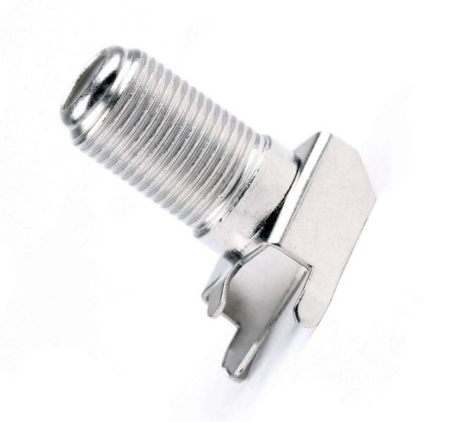 EIE Right Angled F Type Socket PCB Mount