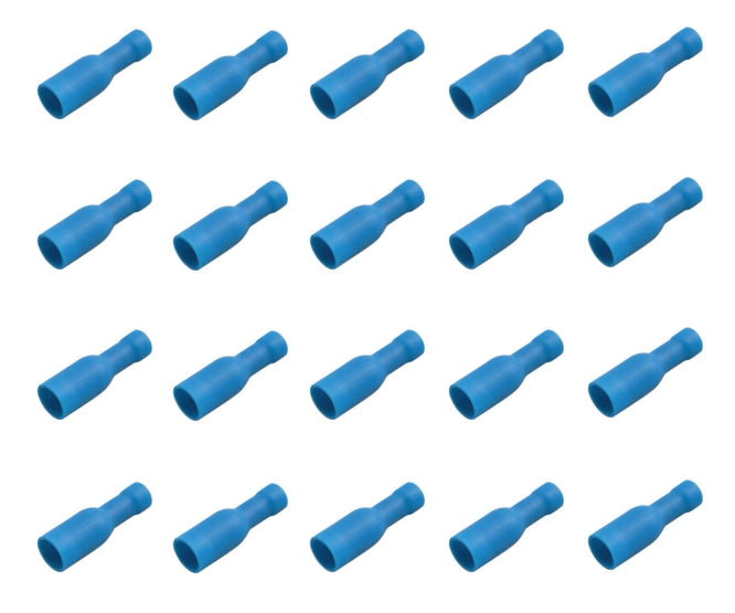 Guosai Terminal Full-Ins Bullet Blue 4mm Female 1K/BAG