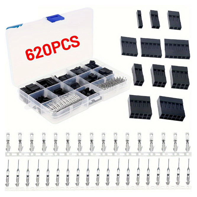 EIE Dupont Connector Assortment 620PCS P=2.54mm