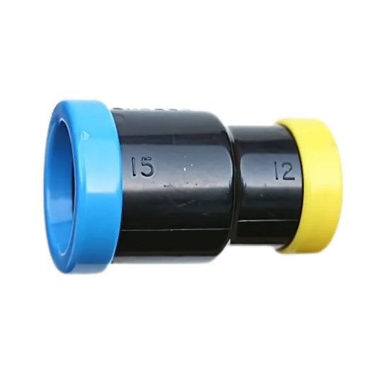 Full Flow Reducing Coupling – Compression Poly Pipe Reducer 15mm to 25mm