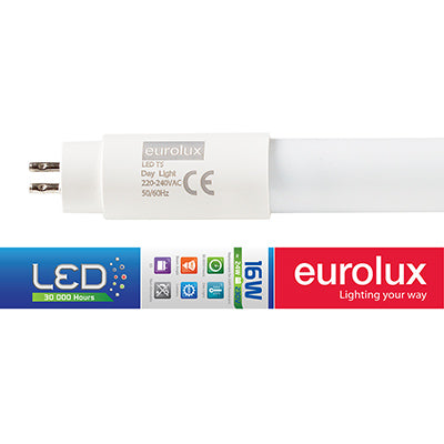 Eurolux T5 LED Tube – 4FT 16W, 6500K Daylight