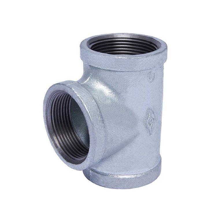 Plumbing Fittings, Galvanised Steel, Equal Tee, 6 - 100mm Zisabo SA