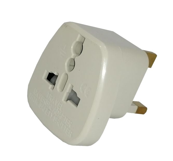MEC Travel Power Adaptor Wall=Brit Universal