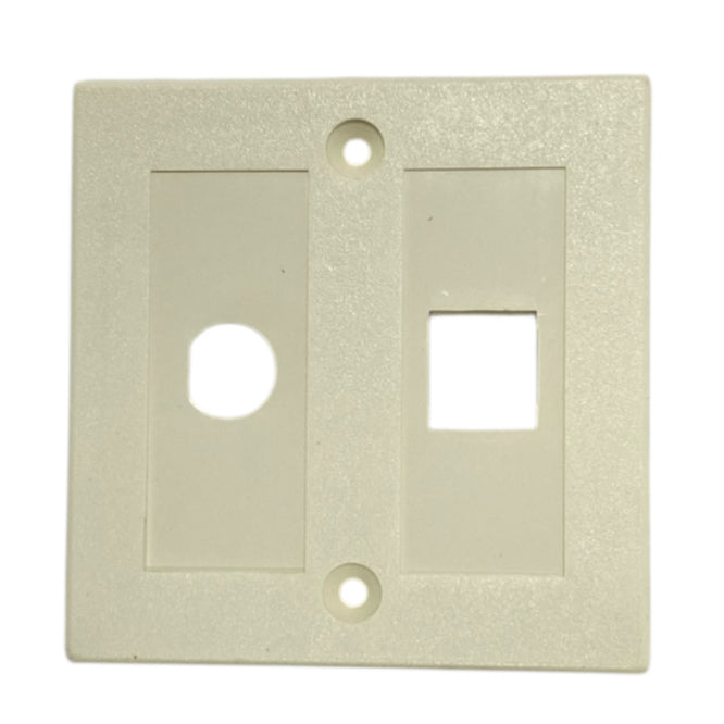 CS RJ12 + BNC F/Plate