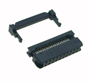 EIE Socket Idc with Strain-Relief - Single Piece