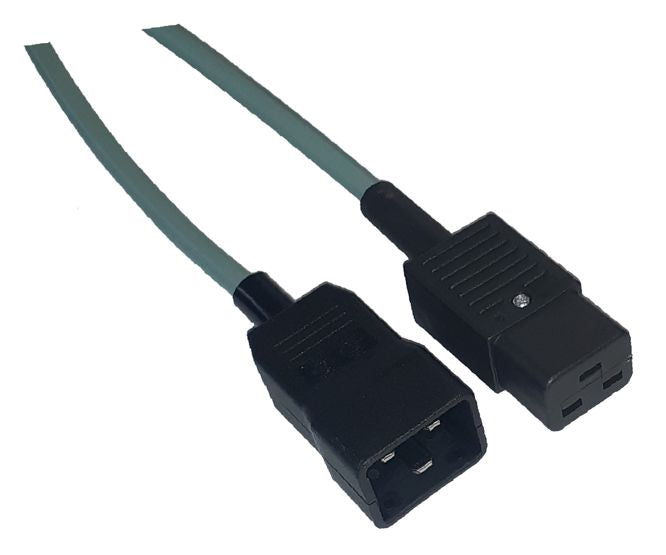 EIE Cable C19 Socket to C20 Plug Unmoulded Iec Lead