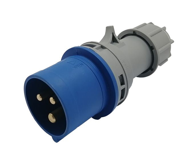 Swan Electric In-Line Industrial Plugtop IP44 16A 2P+E 220V