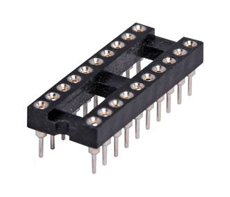 EIE Ic Socket 0.3" 20W Tulip Round Narrow