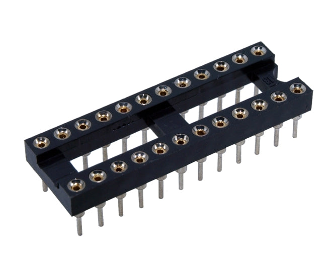 EIE Ic Socket 0.3 Tulip Round Narrow 24W - 20PCS/TUBE