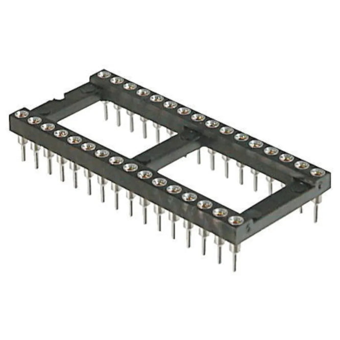 EIE Dip / Dil Ic Socket 0.6 28W Tulip Round Wide - Open