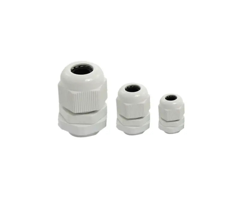 MCE white PG cable gland for panel and enclosure cable entry
