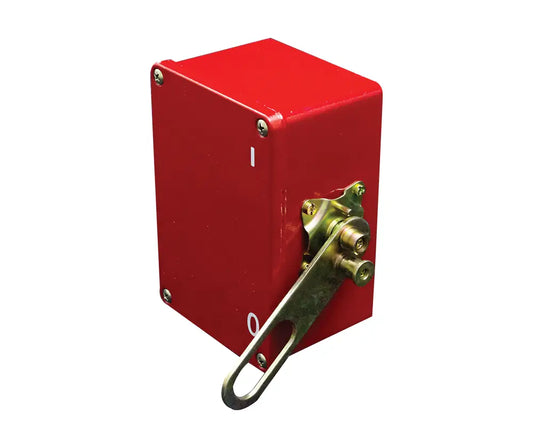 MCE SFS2-20 2 pole red IP65 aluminium fireman switch 20A 230V