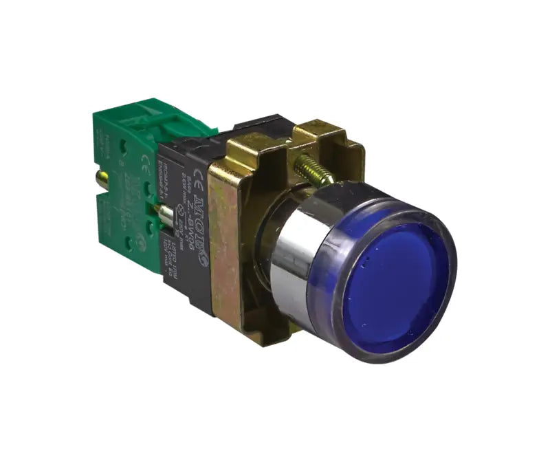 MCE XB2-BW 22mm illuminated steel pushbutton