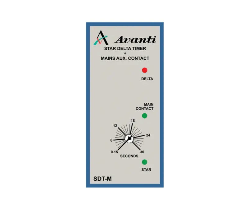 Star Delta Timer With Mains Control by Avanti
