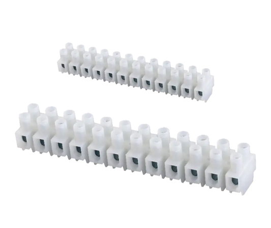 MCE transparent polypropylene terminal block strips