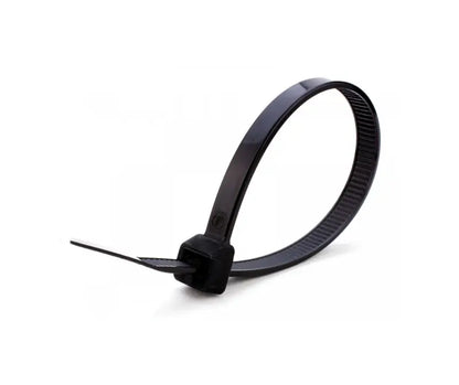 MCE black nylon cable ties pack of 100