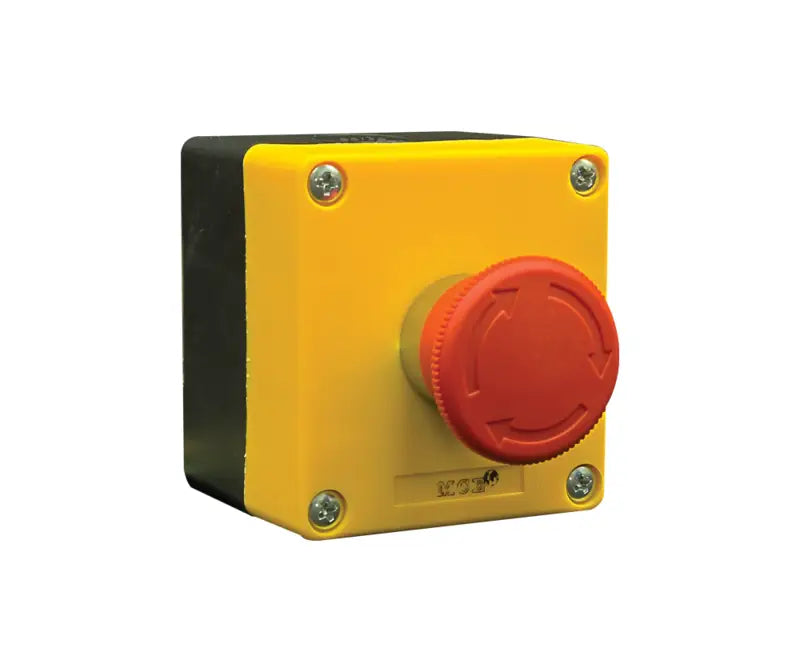 MCE PVC control station with pushbuttons and emergency stop