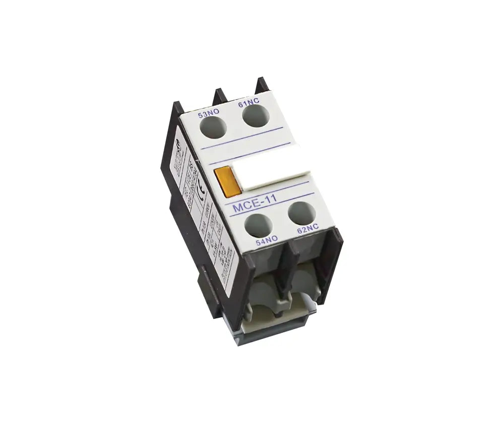 MCE clip-on top-mount auxiliary contact block for MCE contactors
