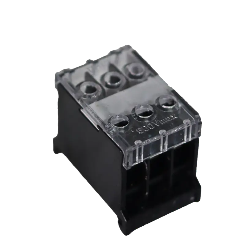 MCE IN series DIN rail terminal block with cover