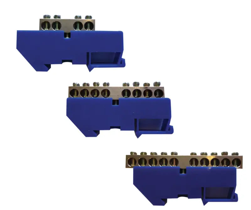 MCE JHS05-0812N clip-on DIN rail neutral bar