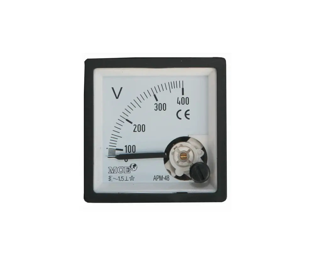 MCE VMI moving iron AC voltmeter panel meter