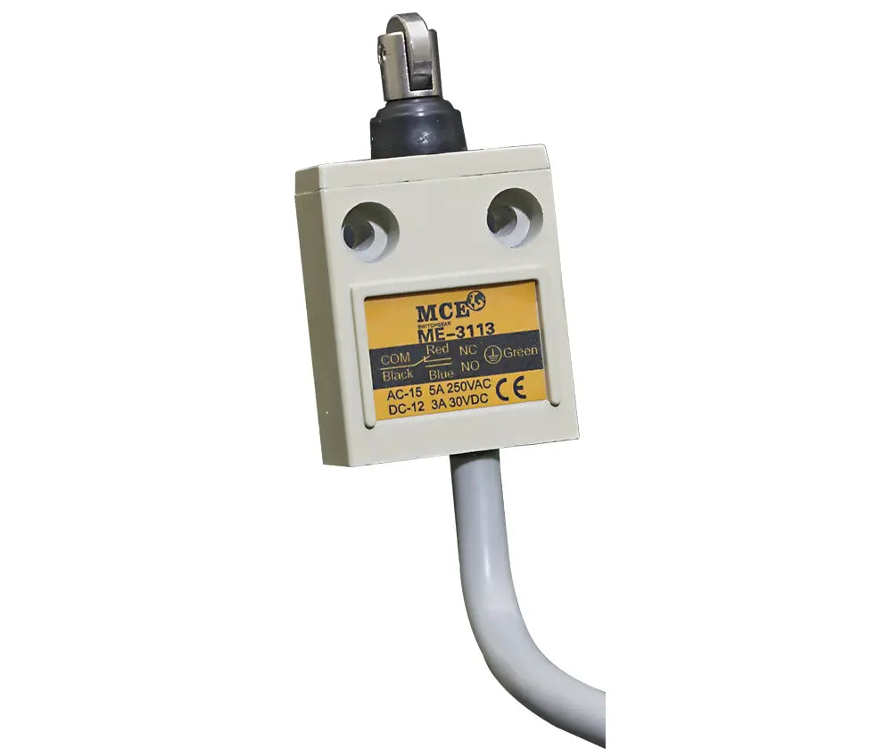 MCE ME-3113 pre-wired 90 degree roller limit switch rubber boot