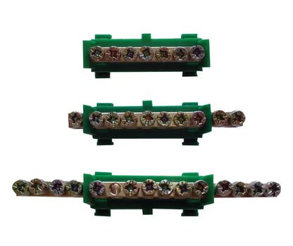 MCE KM13/E clip-on DIN rail earth bar
