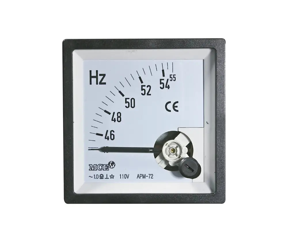 MCE FA-P pointer type panel frequency meter