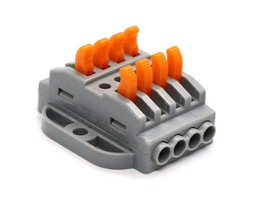EIE Quick Conn Press Fit 4W in-Line 5A 0.5-2.5mm²