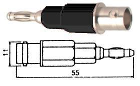 EIE Adapter Banana-Plug to BNC-Socket