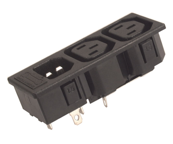 EIE C13 2XIEC Socket + C14 Iec Plug Iec Connector