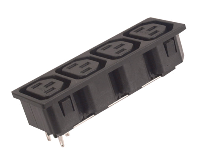EIE C13 4XIEC Socket Press-Fit Adapter