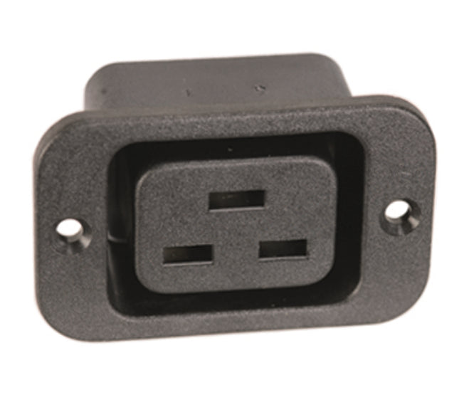 EIE C19 IEC320 Socket Panel Mount Adapter Snap-in