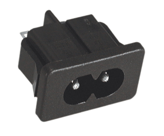 EIE Socket AC FIG-8 Panel Mount Push-on Terminals