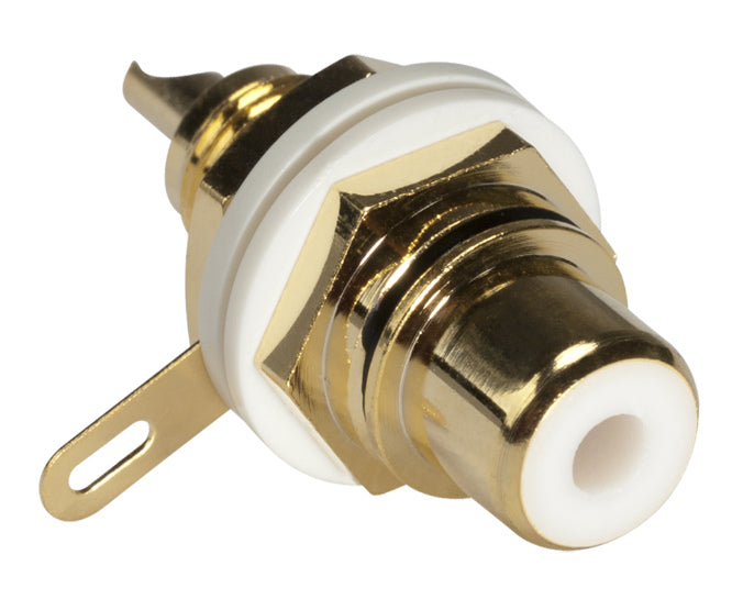 EIE Socket Rca Panel Mount Gold/Pltd
