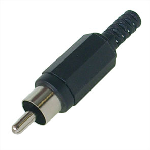 EIE Plug Rca Str with Sleeve
