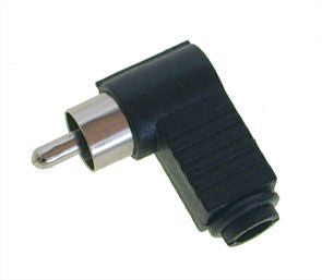 EIE Plug Rca Right-Angle Black